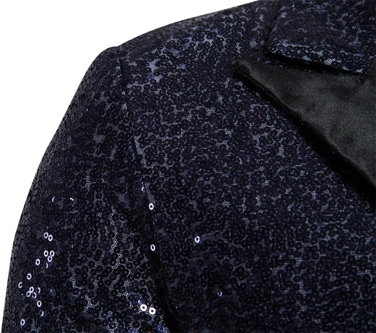 Mens Blazers And Sport Coats Blouse Lapel Button Slim Fit Stylish Jacket Shirt Party Formal Coat With Black Jacket