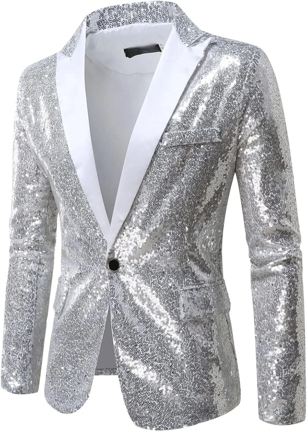 Mens Blazers And Sport Coats Blouse Lapel Button Slim Fit Stylish Jacket Shirt Party Formal Coat With Black Jacket