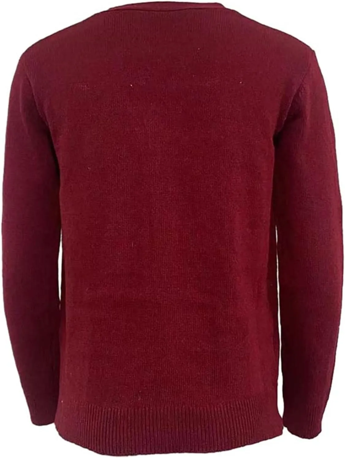 Mens Button Down Knitted Cardigan Sweaters V Neck Long Sleeve Slim Fit Casual Ribbed Knit Textured Sweater S-XXL
