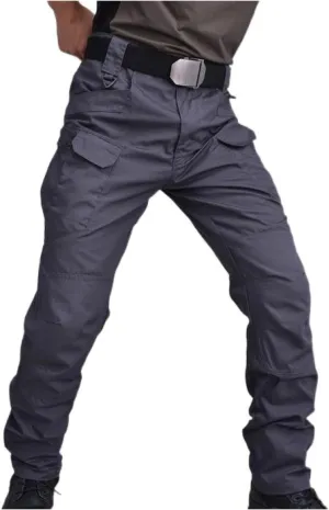 Men's Cargo Pants Multi Pockets Ripstop Flex Baggy Camo Tactical Pants Water Resistant Relaxed Fit Hiking Work Pants