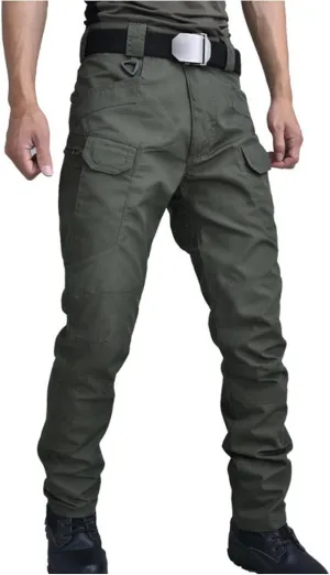 Men's Cargo Pants Multi Pockets Ripstop Flex Baggy Camo Tactical Pants Water Resistant Relaxed Fit Hiking Work Pants