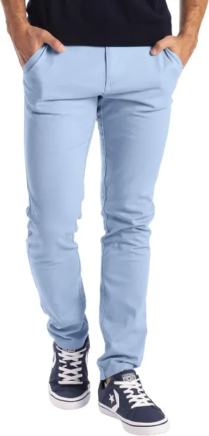 Mens Chino Pants Slim Fit Casual Classic Flat Front Stretch Flex Cotton Chino Khaki Pants Sizes 30W-40W