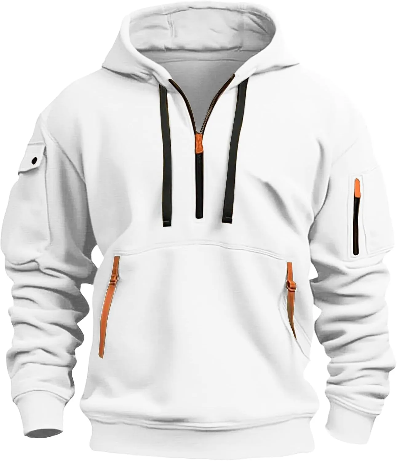 Men's Fashion Zip Up Hoodie with Pockets