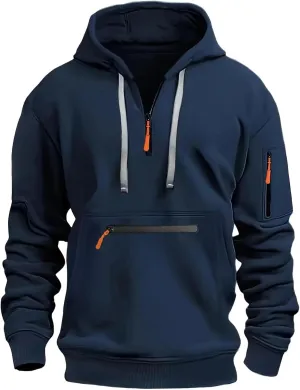 Men's Fashion Zip Up Hoodie with Pockets