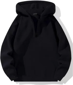 Men's Half Zip Hoodies,Men's Quarter Zip Hoodies,fall hoodies for men,mens hoodies pullover,Zip Up Hoodie.