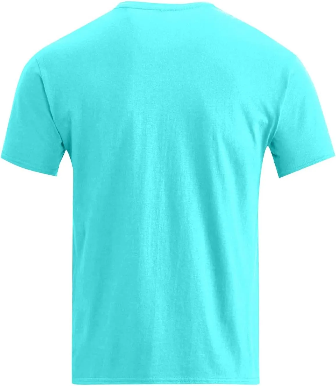 Mens Heavyweight Cotton T-Shirts Crew Neck Summer Loose Big and Tall T Shirts Quick Dry Running Athletic Gym Tees