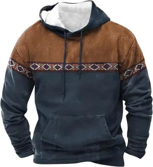 Men's Hooded Sweatshirts Long Sleeve Unisex Hooded Sweater Heart Shaped Printed Zipper With Plush Insulation Hooded