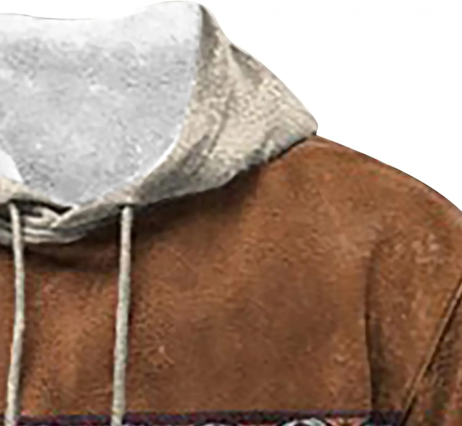 Men's Hooded Sweatshirts Long Sleeve Unisex Hooded Sweater Heart Shaped Printed Zipper With Plush Insulation Hooded