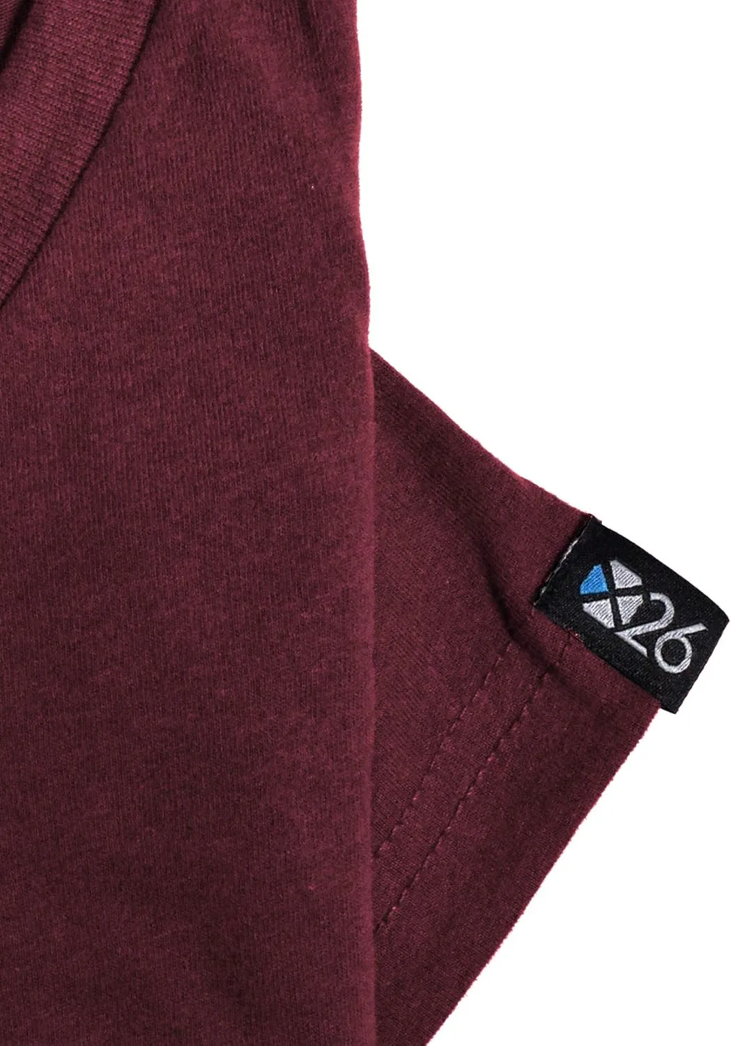 Men's Premium Cotton Jersey Crew Neck Plain & Heather Pocket T-Shirts (Regular - 3XL Sizing)