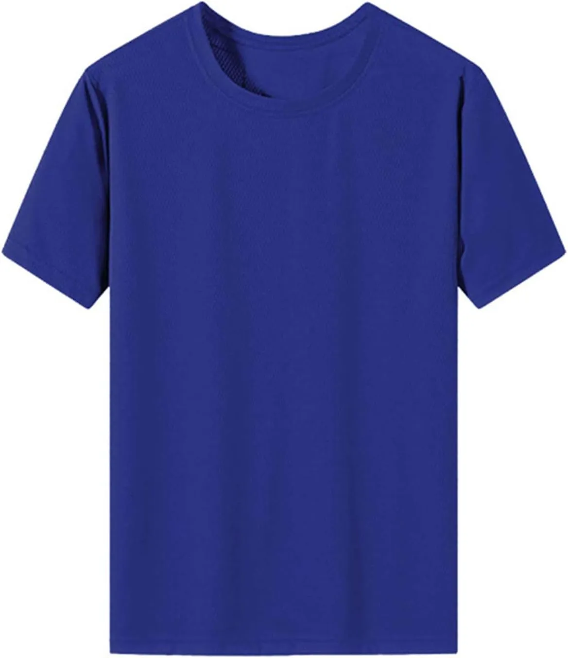 Mens Short Sleeve T-Shirts Casual Solid Color Big and Tall Loose Fit T Shirts Quick Dry Breathable Thin Sweat Shirt