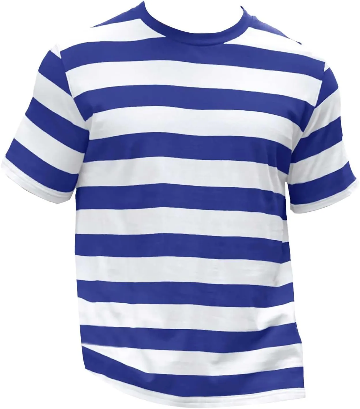 Men's Short Sleeve T-Shirts Trendy Striped Color Block Crew Neck Summer Casual Tops Regular Fit Base Layer Cotton Tees