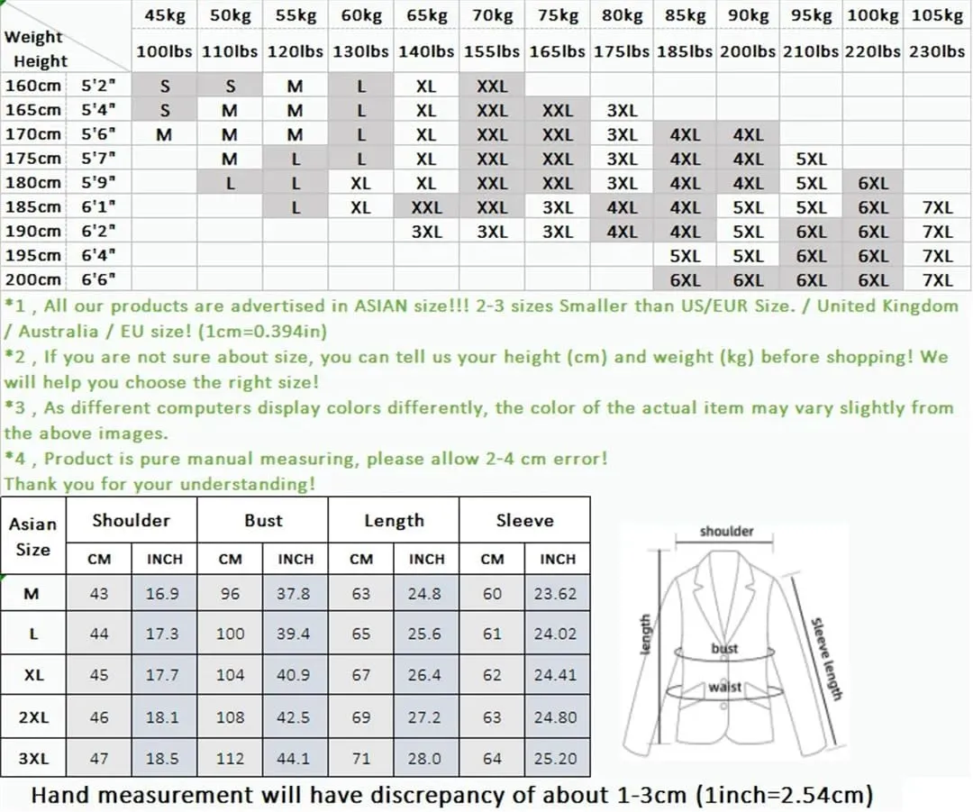 MenS Slim Fit Suit Jacket 2 Button Blazer Dress Business Korean Slim-Fit Work Blazers Suit