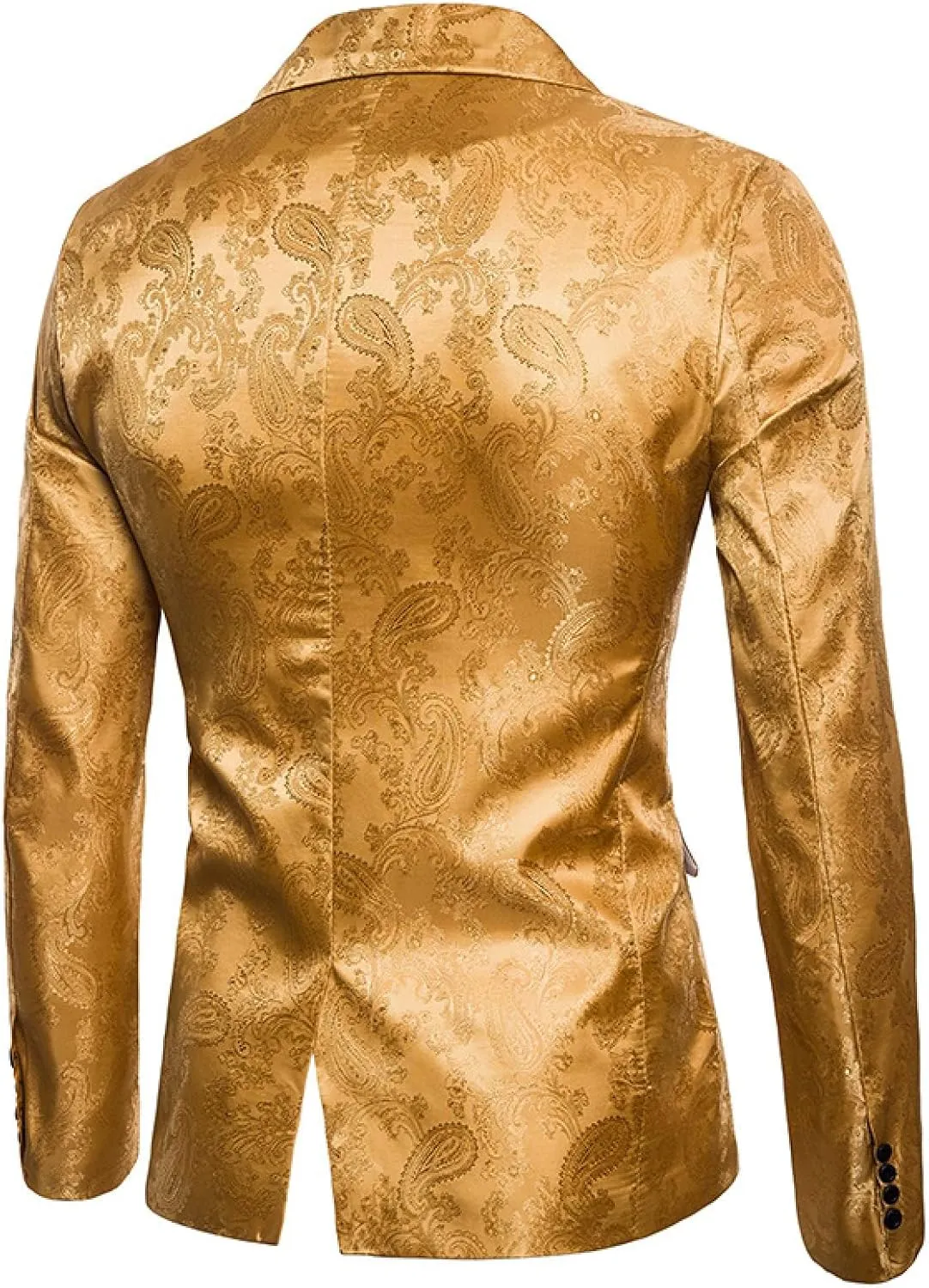 Mens Sport Coats Casual Blazers Slim Fit Floral Paisley Tuxedo Blazer Sparkly Party Wedding Prom Mardi Gras Coat