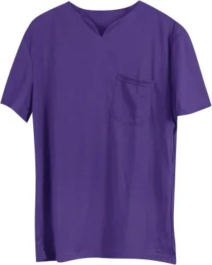 Mens Summer Casual T Shirts Plus Size Chest Pocket Short Sleeve V Neck Quick Dry Tee Undershirts Hiking Working Tops