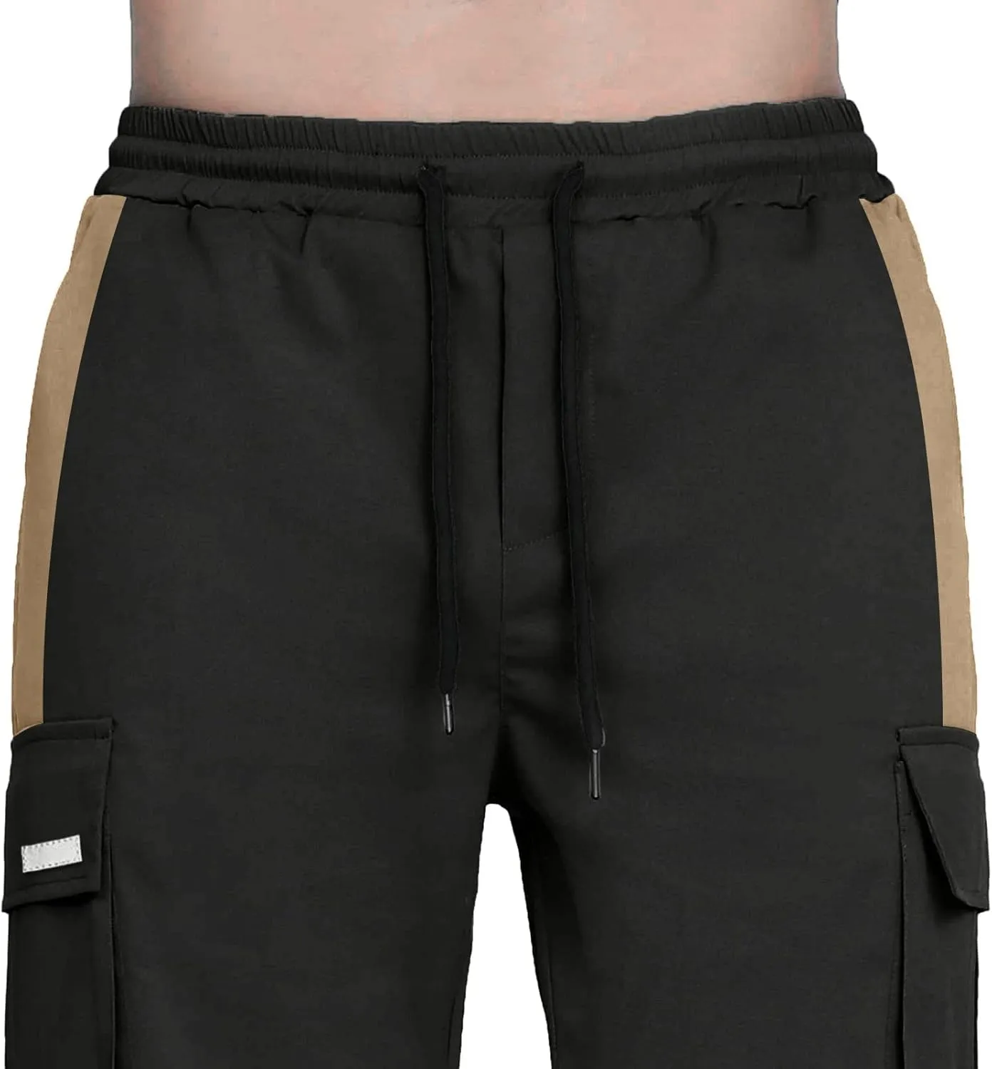 Mens Sweatpants with Pockets Big and Tall Slim Fit Camouflage Pants Cargo Pants for Men Stretch Men's Slim Fit Fleece