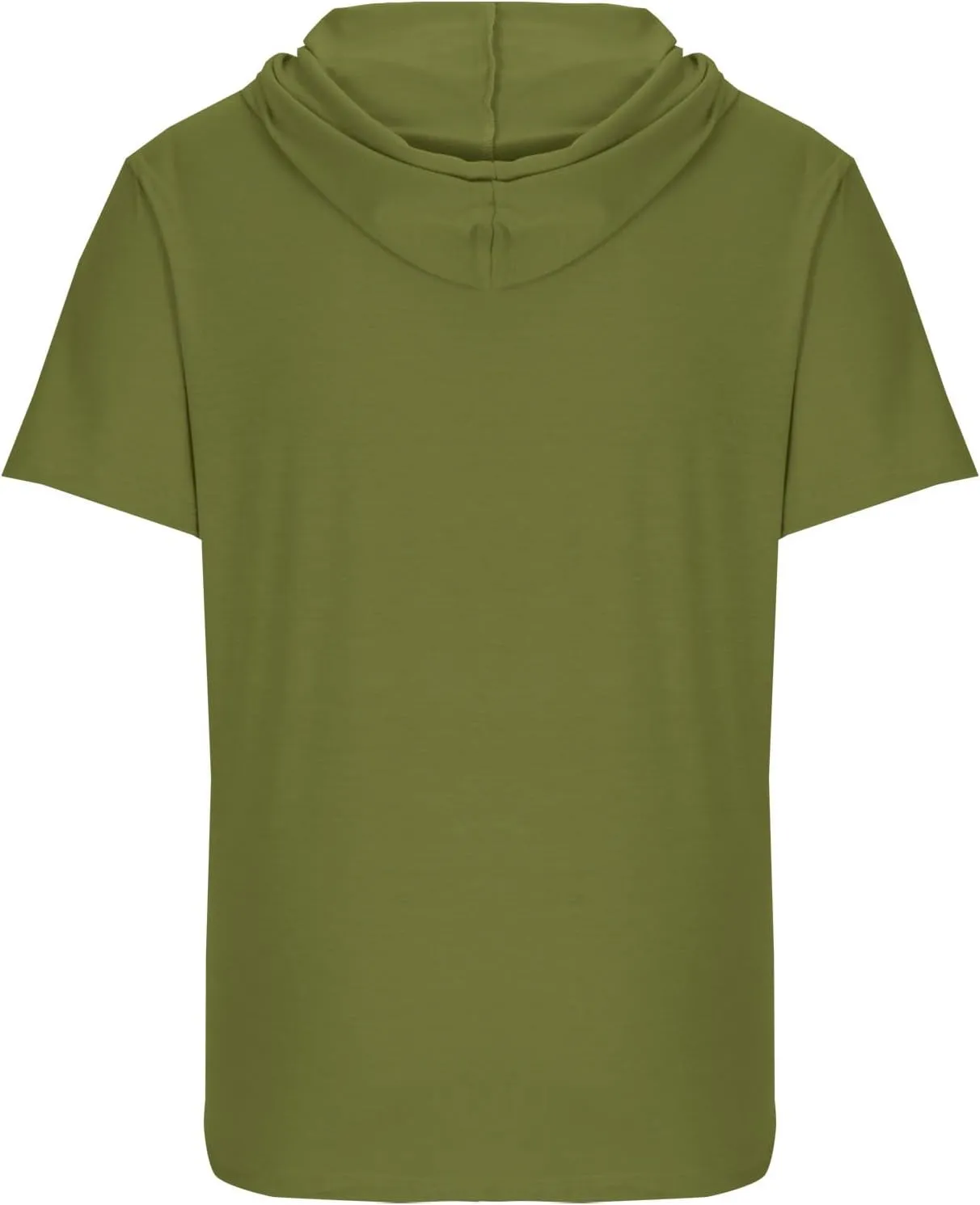 Mens T-Shirts Big and Tall Short Sleeve Solid Hoodies Shirt Causal Summer Vacation Shirts Gym Workout Tee Tops