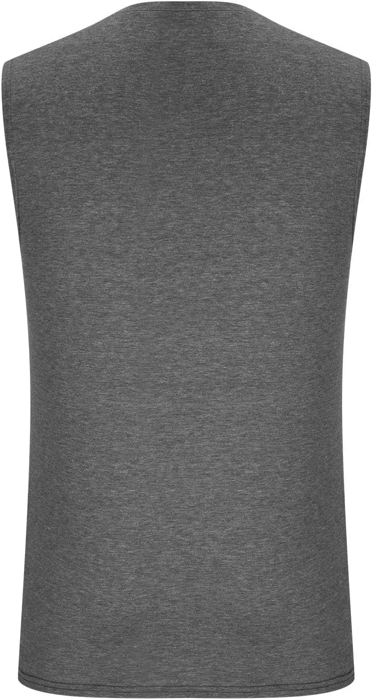 Mens Tank Tops Graphic Summer Tees Cotton Workout Gym Cut Off Sleeveless T Shirts Loose Fit Muscle Athletic Tank Tops
