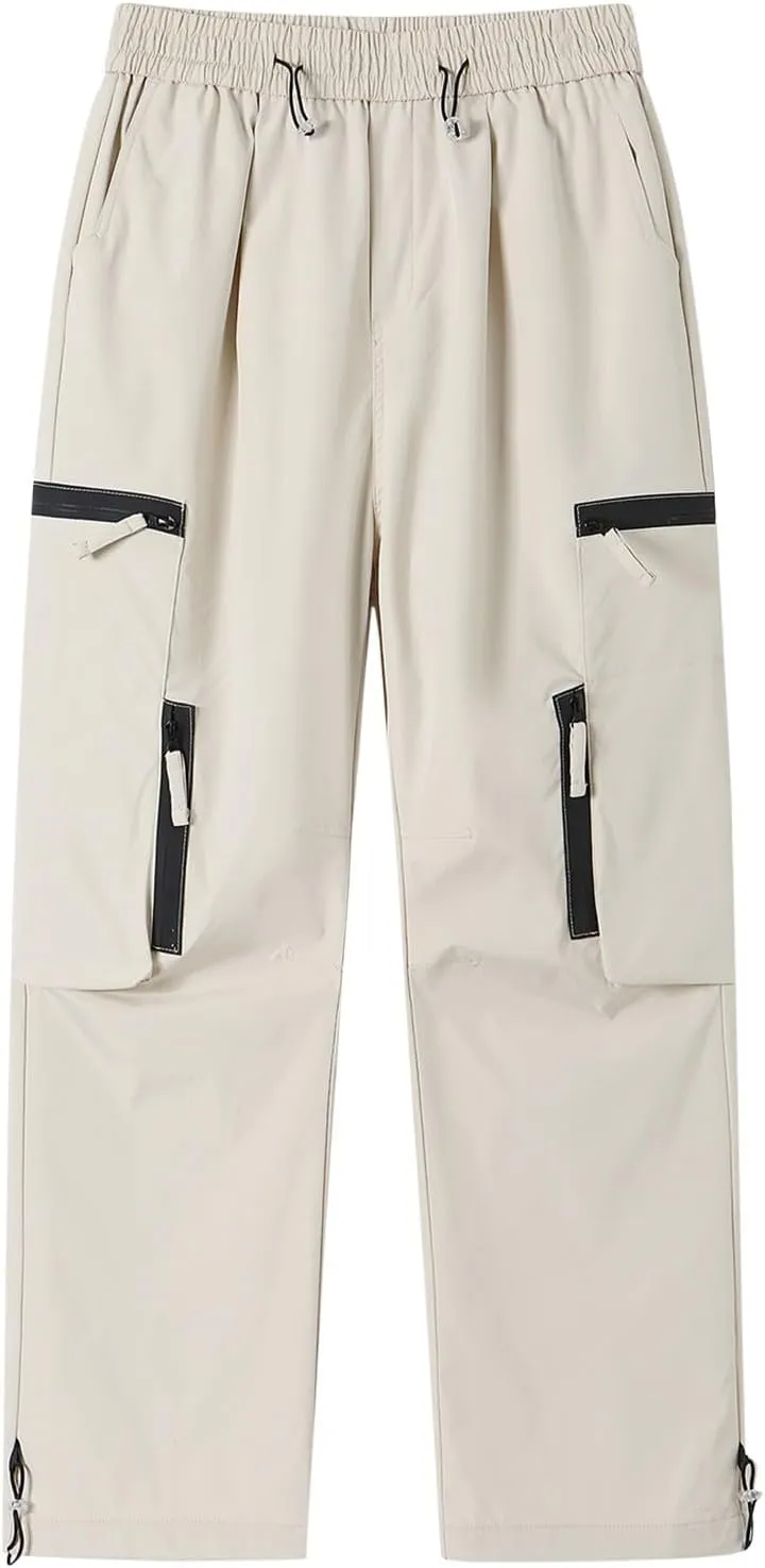 Mens Work Pants Big and Tall Hiking Pants Mens Black Stretchy Work Pants All Terrain Cargo Pants for Men Khaki Pants