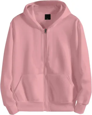 Mens Zip Up Hoodie Casual Drawstring Sweatshirts Pullover Jacket Hoodies