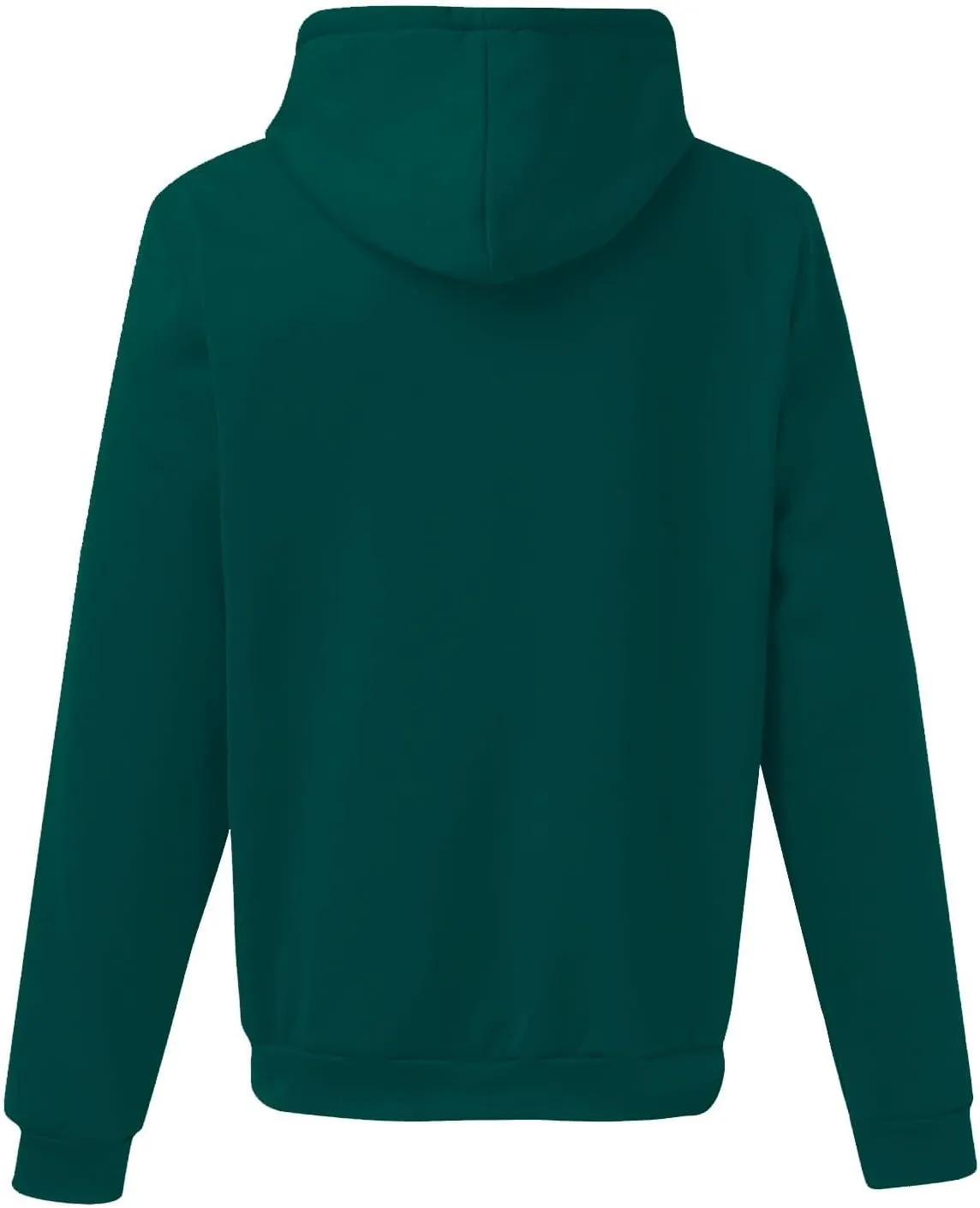 Men's Zip-Up Hoodie Fleece Full-Zip Hoodie Solid Soft Top Coat Long Sleeve Hooded Sweatshirt Top Jacket Zip Up