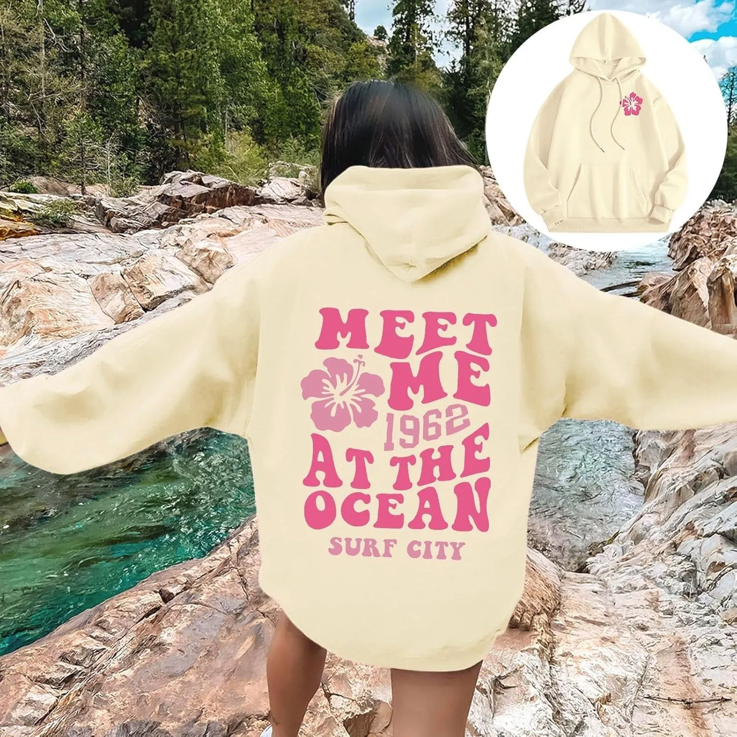Oversized Sweatshirt For Women,Womens Oversized Letter Print Sweatshirts Casual Long Sleeve Pullover With Pockets