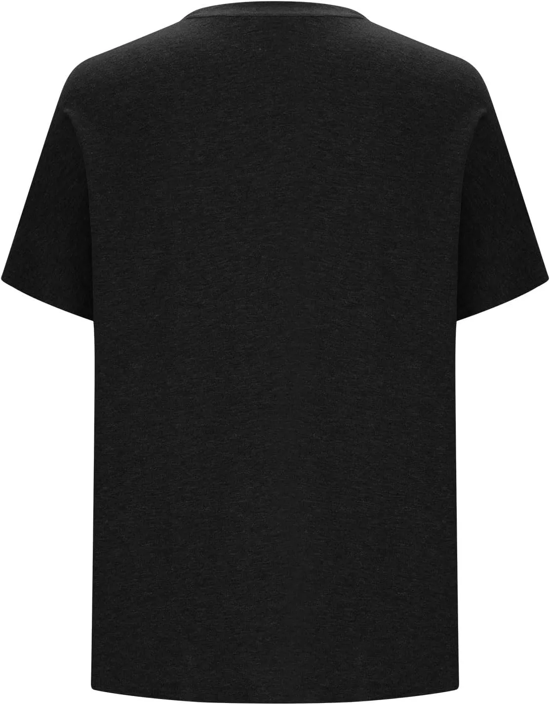 Plus Size Plain Tunic Tops for Women Summer Short Sleeve Crewneck Oversized T Shirt Fashion Comfy Casual Blouse with Pockets
