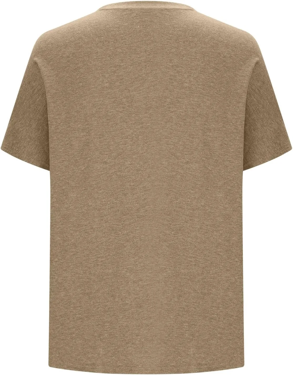 Plus Size Plain Tunic Tops for Women Summer Short Sleeve Crewneck Oversized T Shirt Fashion Comfy Casual Blouse with Pockets