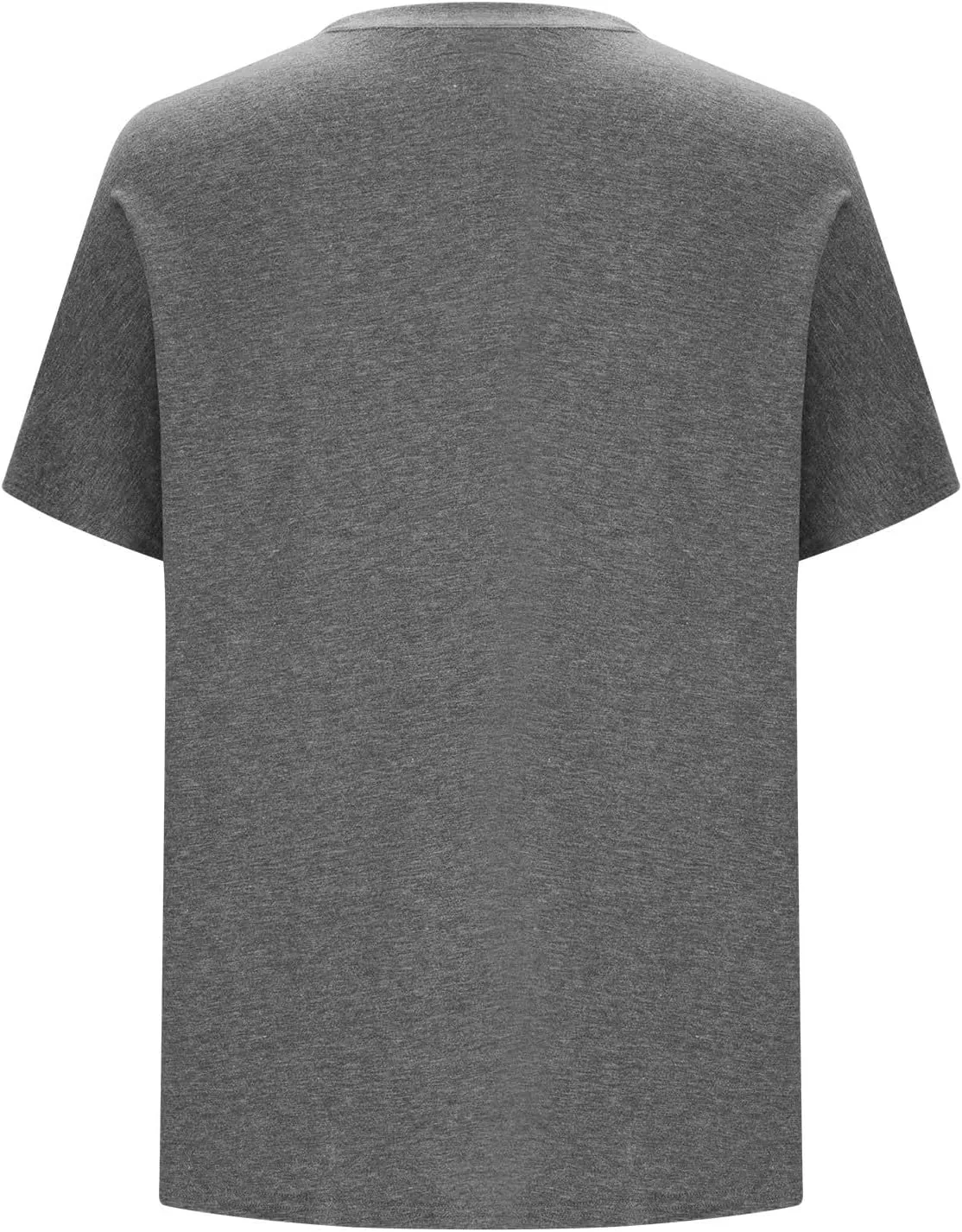 Plus Size Plain Tunic Tops for Women Summer Short Sleeve Crewneck Oversized T Shirt Fashion Comfy Casual Blouse with Pockets