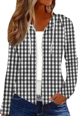 Spider Hoodie Dark Grey Zip Up Hoodie Womens Oversized Zip Up Jacket Women'S Sweatershirt Women Fleece Jacket