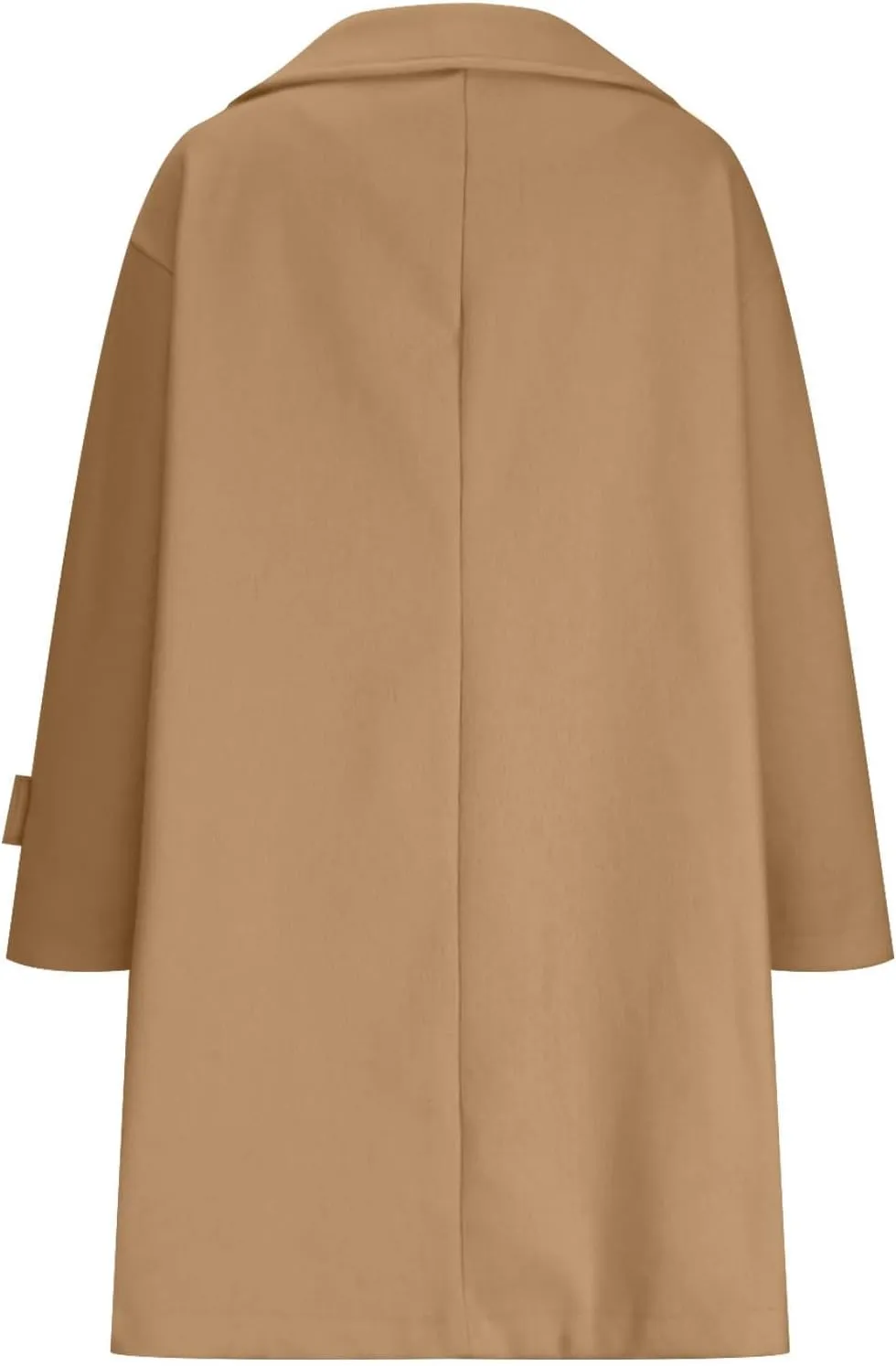 Trench Coats for Women 2024 Wool Blend Warm Winter Coats 2024 Casual Notch Lapel Single-Breasted Pea Coats