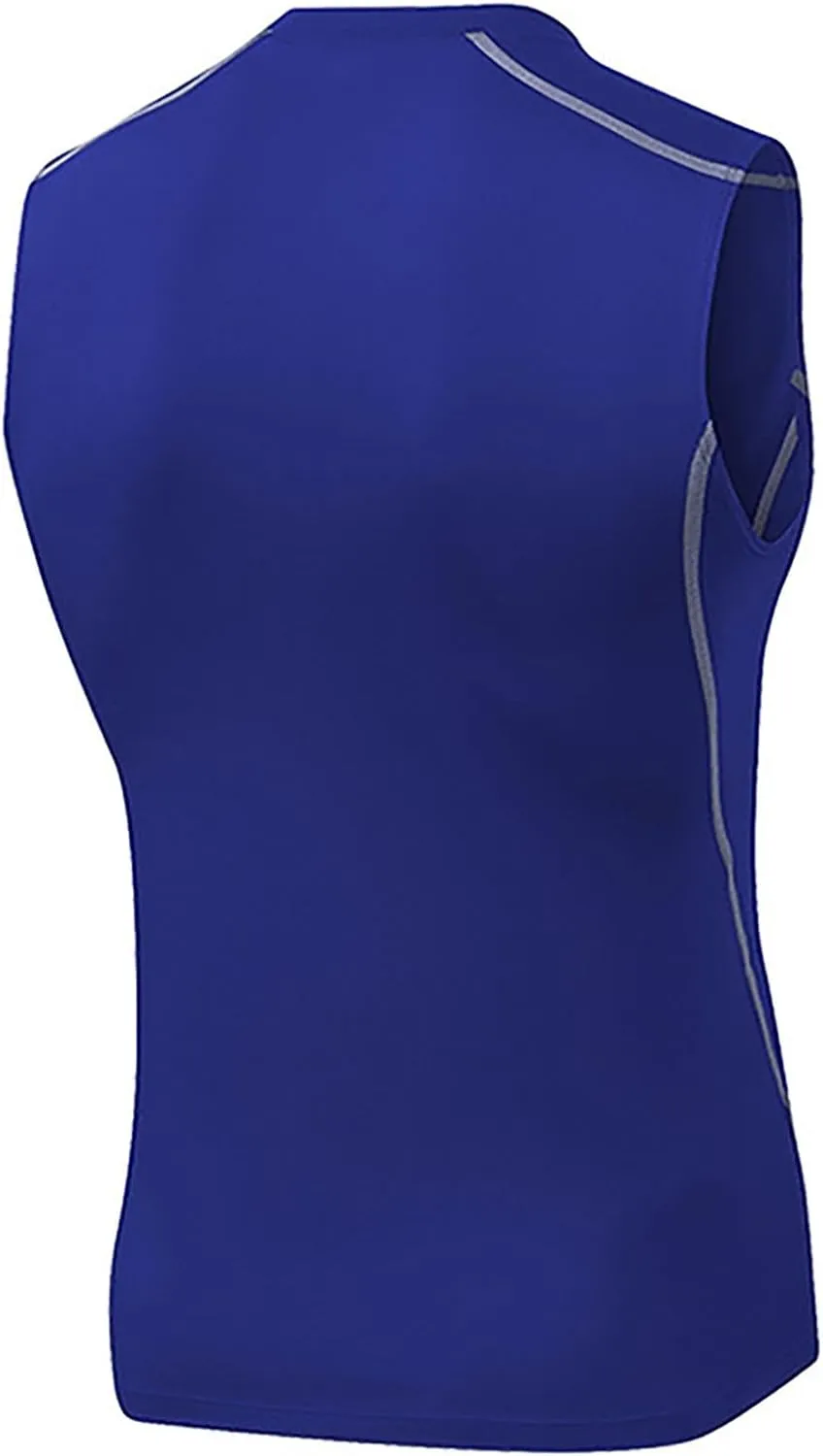 Uillui Mens Compression Shirts Sleeveless Slimming Shaper Vest Gym Workout Muscle Tank Tops Tummy Control Sports Undershirts