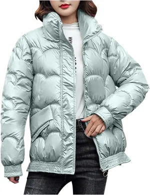 Winter Coats For Women With Pockets Thicken Warm Puffer Parkas Plus Size Jacket Fashion Trendy 2025 Outfits Clothes