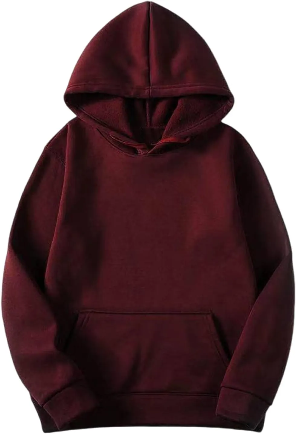 Women Solid Color Basic Loose Hoodie Tops Long Sleeve Oversized Hooded Comfy Sweatshirts Drop Shoulder Pullover Top