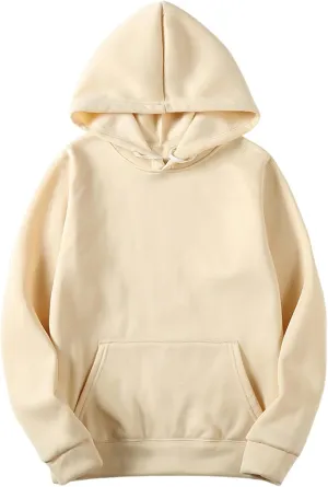 Women Solid Color Basic Loose Hoodie Tops Long Sleeve Oversized Hooded Comfy Sweatshirts Drop Shoulder Pullover Top