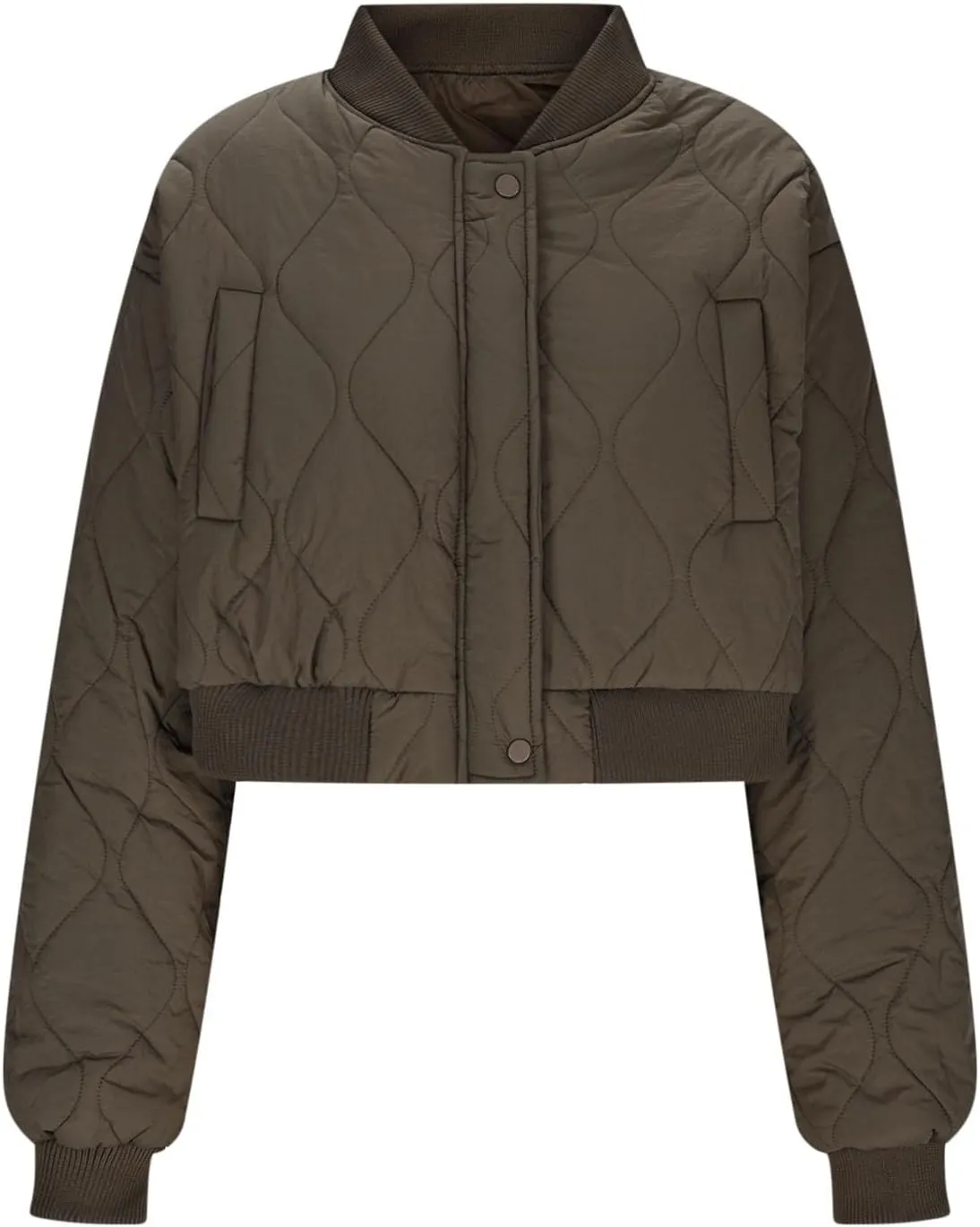 Women's Down Jackets Thicken Lightweight Parkas Solid Winter Coats Womens Fashion Versatile Outerwear with Pockets