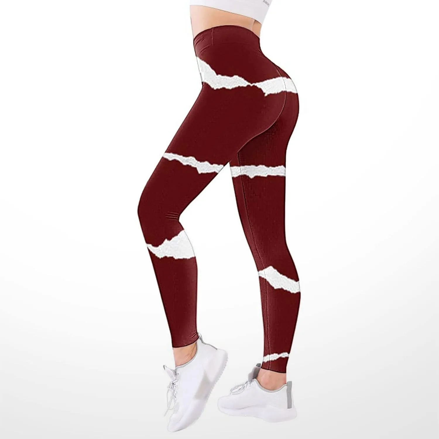 Womens Leggings Print High Waist Pants for Womens Tights Compression Yoga Fitness High Waist Leggings