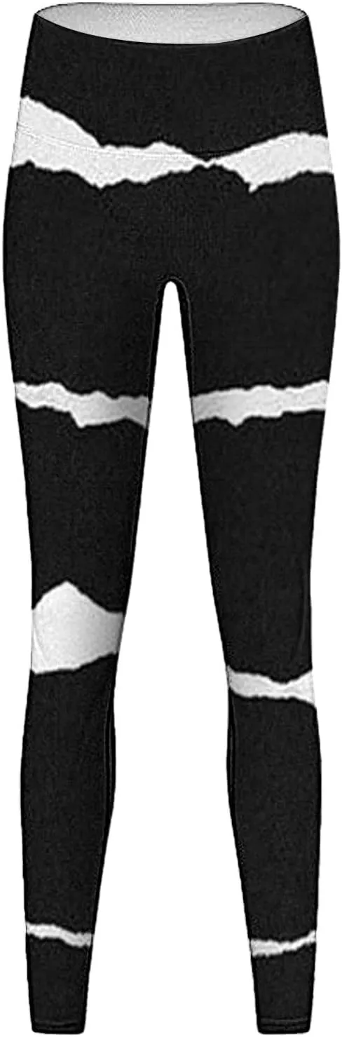 Womens Leggings Print High Waist Pants for Womens Tights Compression Yoga Fitness High Waist Leggings