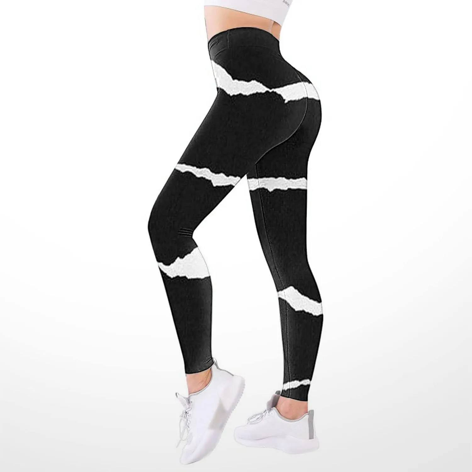 Womens Leggings Print High Waist Pants for Womens Tights Compression Yoga Fitness High Waist Leggings