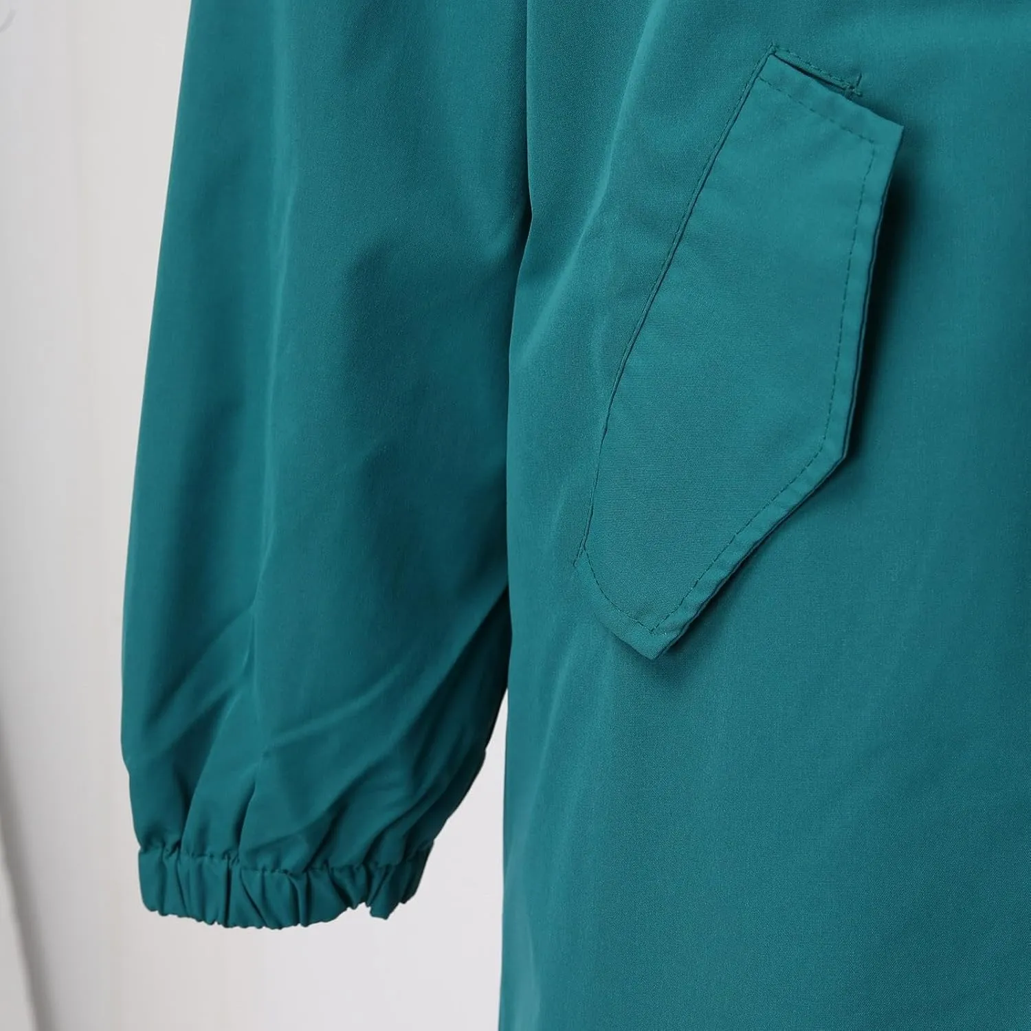 Women's Notch Lapel Double Breasted Wool Blend Mid Long Pea Trench Coat
