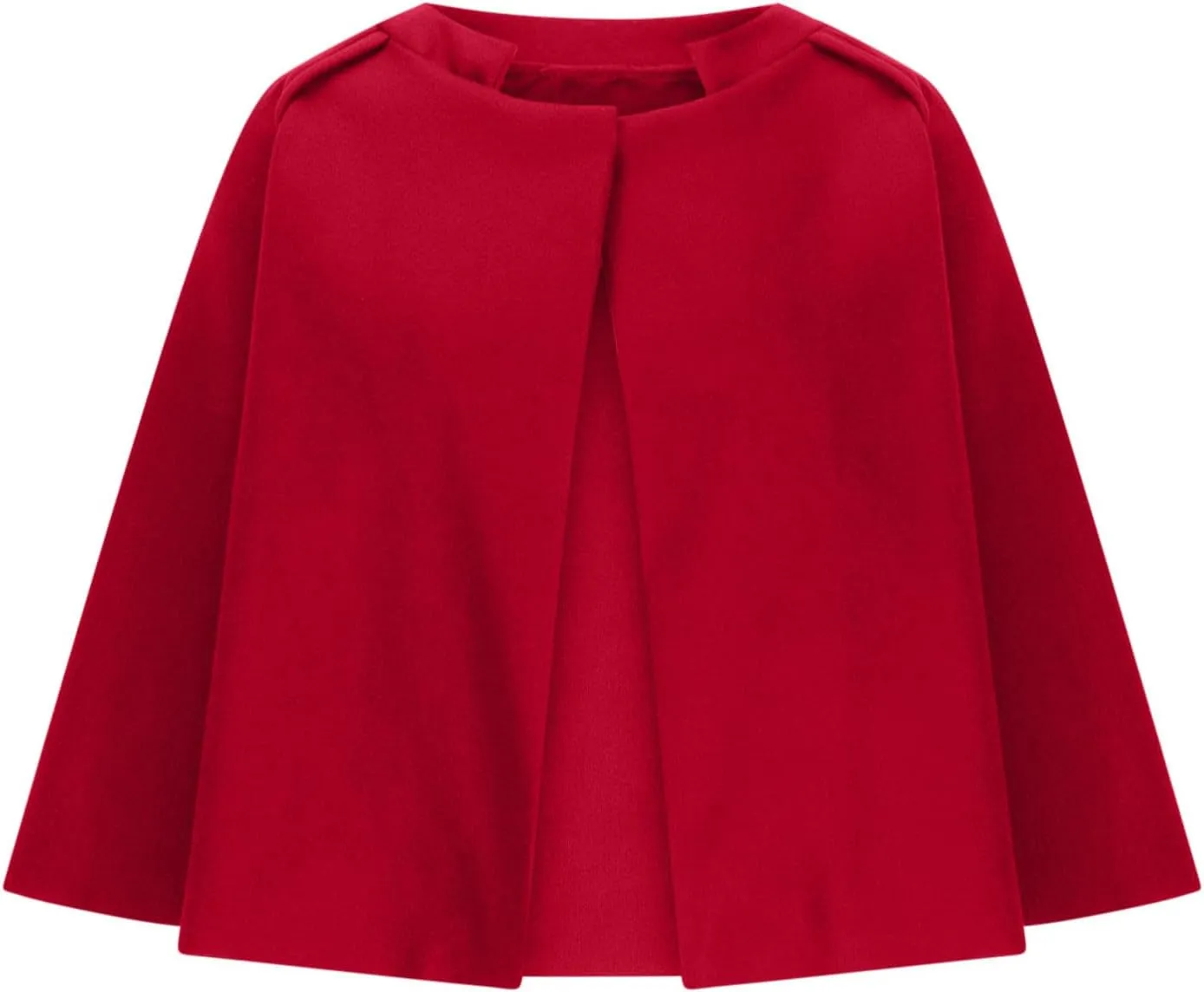 Womens Plus Size Wool Blend Coat Short Open Front Cardigan Winter Wool Trench Coat Oversized Casual Top Outerwear
