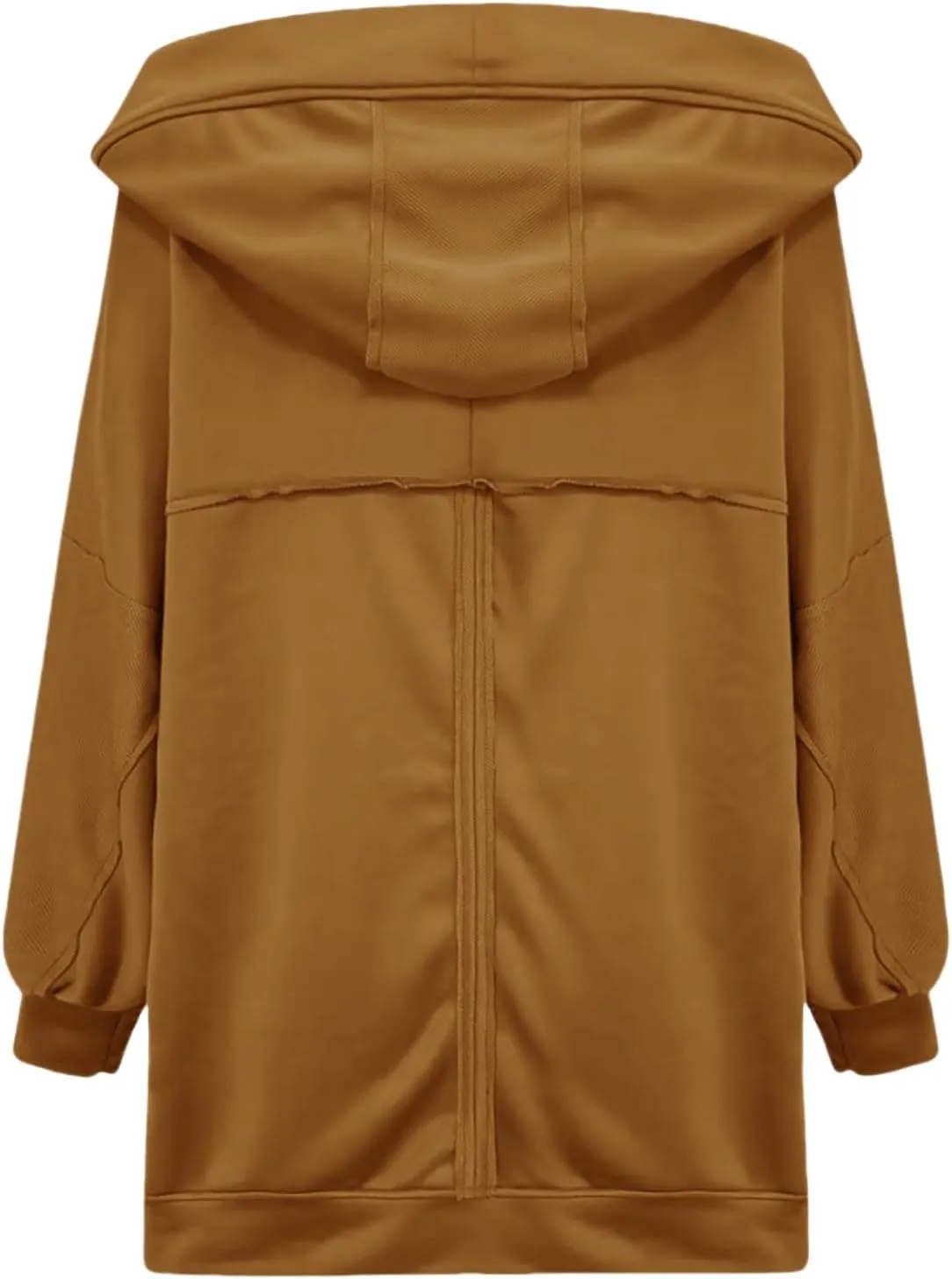 Women's Sweatshirt Cardigan Oversized Long Sleeve Open Front Hooded Jackets Cozy Coats