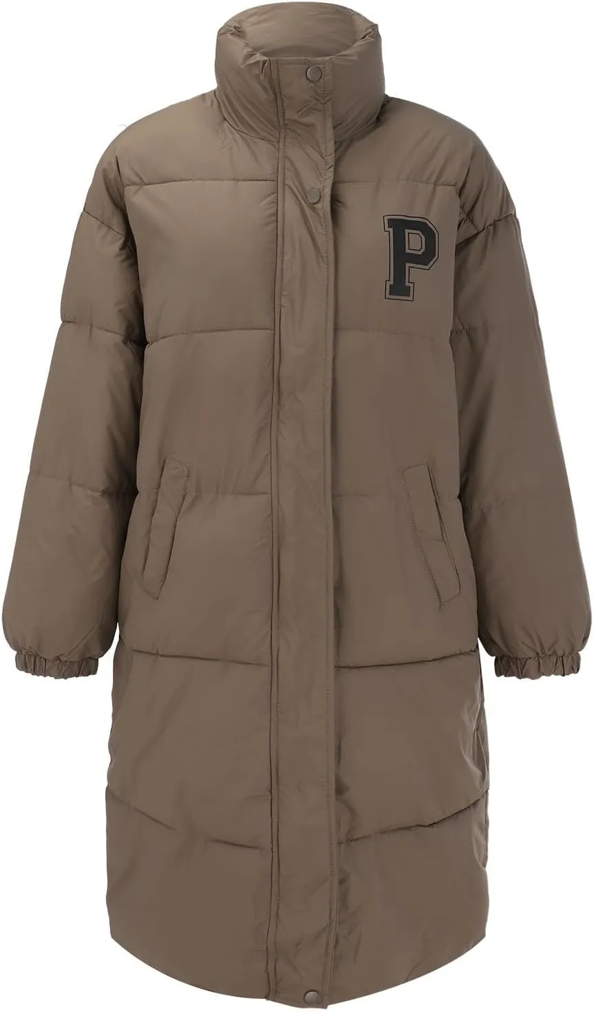Women's Winter Thickened Down Jackets Long Quilted Puffer Warm Coats Loose Casual Trendy Outerwear