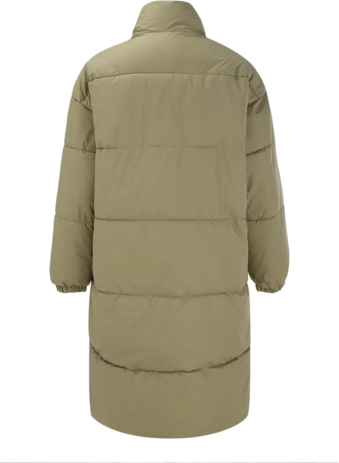 Women's Winter Thickened Down Jackets Long Quilted Puffer Warm Coats Loose Casual Trendy Outerwear
