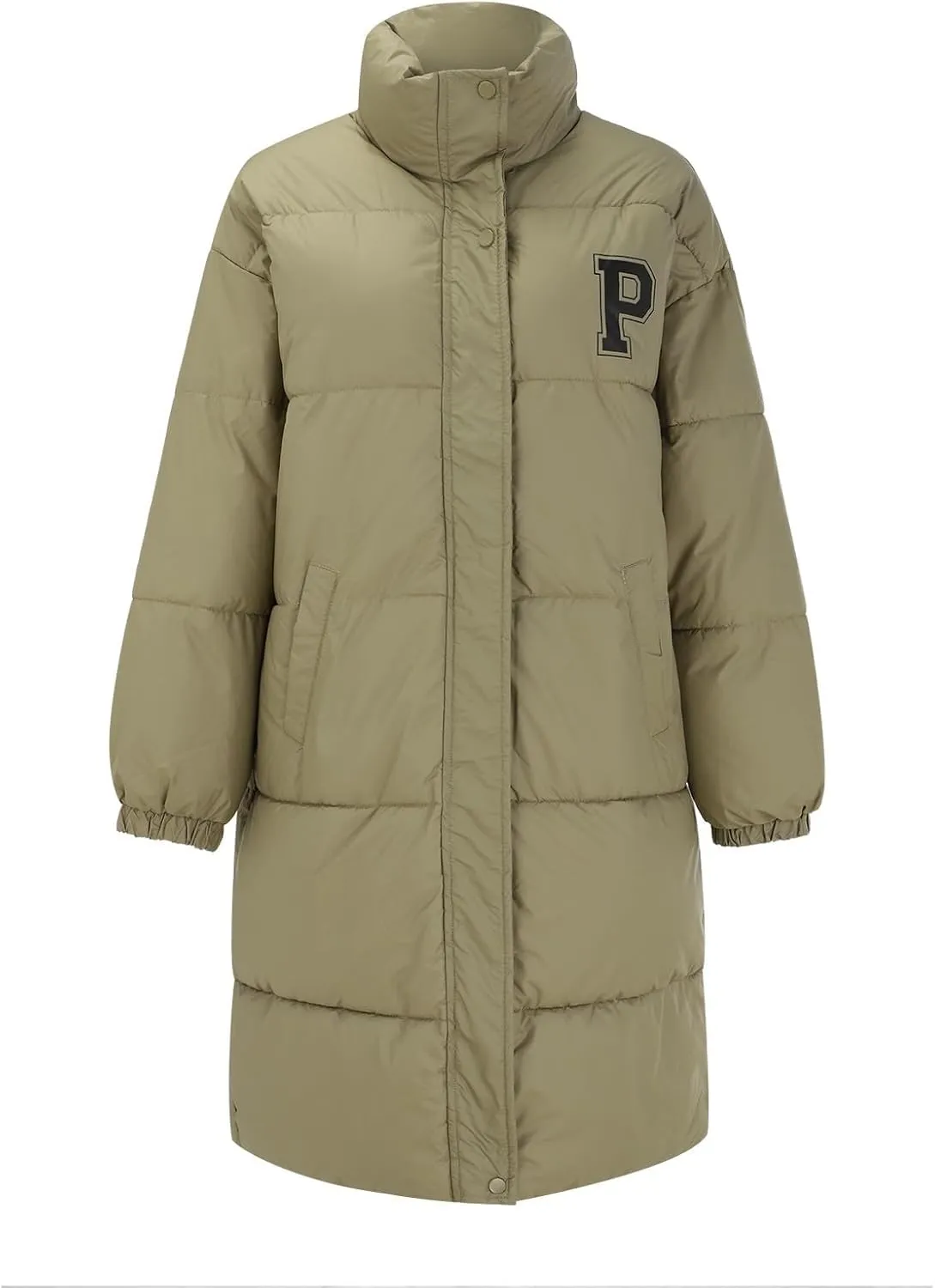 Women's Winter Thickened Down Jackets Long Quilted Puffer Warm Coats Loose Casual Trendy Outerwear