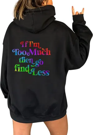 Womens Zip Up Hoodies Graphic Print Hoodie Long Sleeve Hooded Sweatshirt Top Pullover Slogan Graphic Drop Shoulder