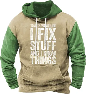 Ymosrh Men's Sweatshirt Casual Letter Printed Hoodies Pullover Long Sleeve Hooded Sweatshirts Graphic Hoodies, M-4XL
