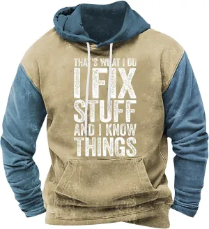 Ymosrh Men's Sweatshirt Casual Letter Printed Hoodies Pullover Long Sleeve Hooded Sweatshirts Graphic Hoodies, M-4XL