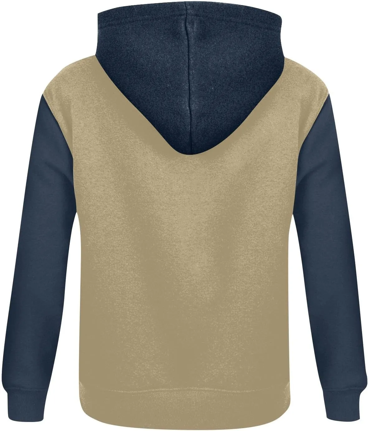 Ymosrh Novelty Hoodies Color Block Letter Printed Hoodies Pullover Sweatshirt with Pockets, M-4XL