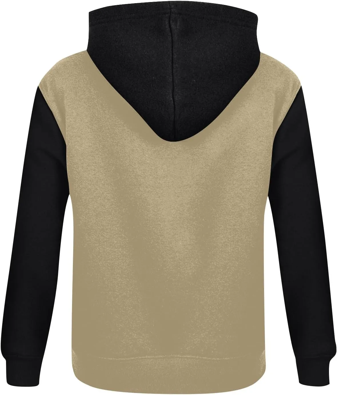 Ymosrh Novelty Hoodies Color Block Letter Printed Hoodies Pullover Sweatshirt with Pockets, M-4XL