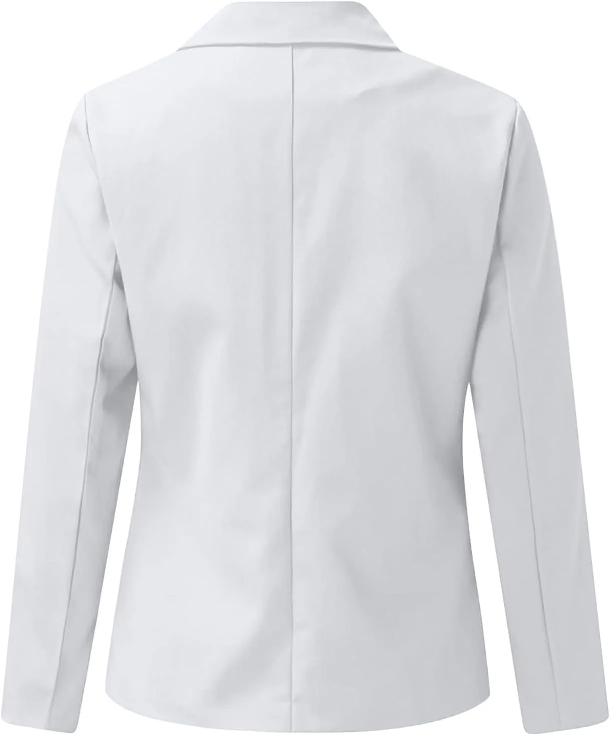 ZEFOTIM Blazer for Women 2024 Casual Oversized Fitted Lapel with Pockets Jacket Long Fashion Trendy Coat